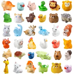36pcs Mini Resin Animal 36 Styles Tiny Resin Animals Miniature Small Animal Figures for Micro Fairy Garden Landscape Accessories