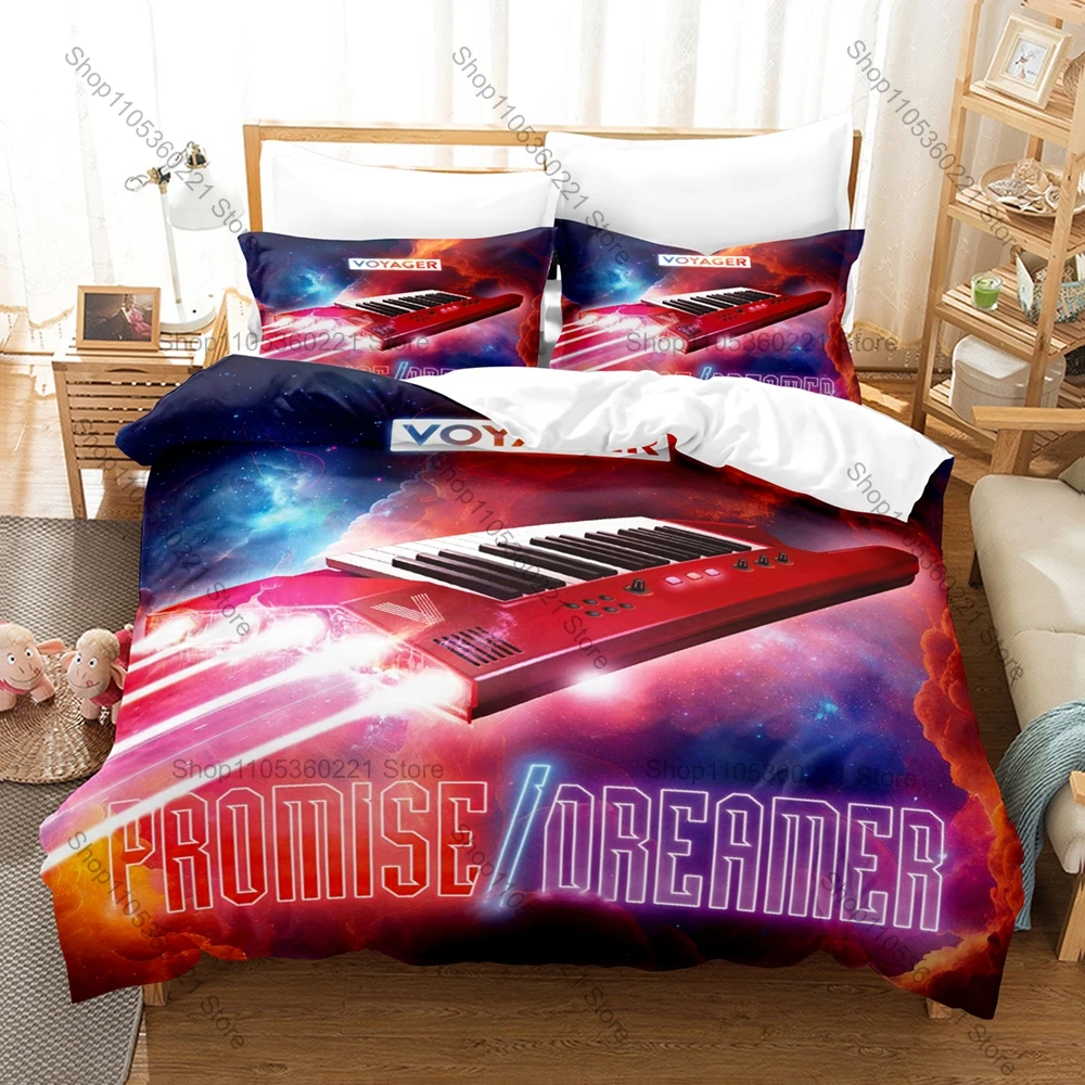 Cool Voyager Promise Pattern Bedding Set 3Pcs Creative Graphic Comfortable Bed Linen for Single Double Bed