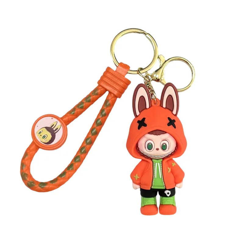 Minso labubuKeychains, schoolbag pendants, bucktoothed little sheep, car key chains, small gifts