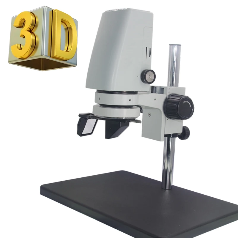 Lapsun 2024 3D & 2D Parfocal Integrated All in one 200X C-Mount Lens 60FPS HDMI IMX385 Industry Camera Microscope Measurement