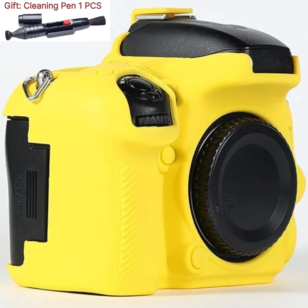 For Nikon D600 D610 Digital SLR Camera Bag Protective Case Silicone Accessories Rubber Bag Cover  +1 PCS Free Cleaning Pen