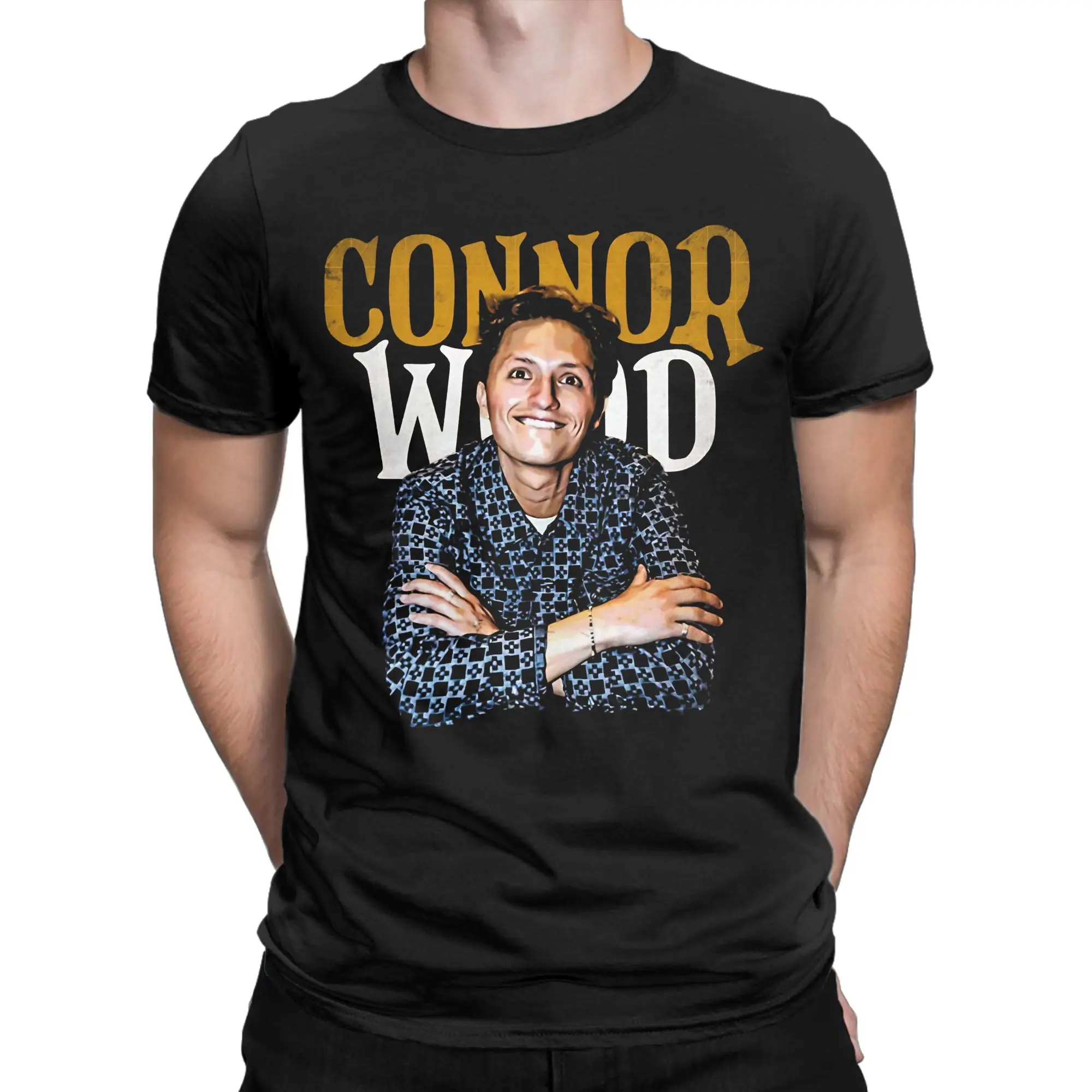 Connor Wood  T-Shirts Men Women  Casual 100% Cotton Tee Shirt Round Neck Short Sleeve T Shirts Big Size Clothes