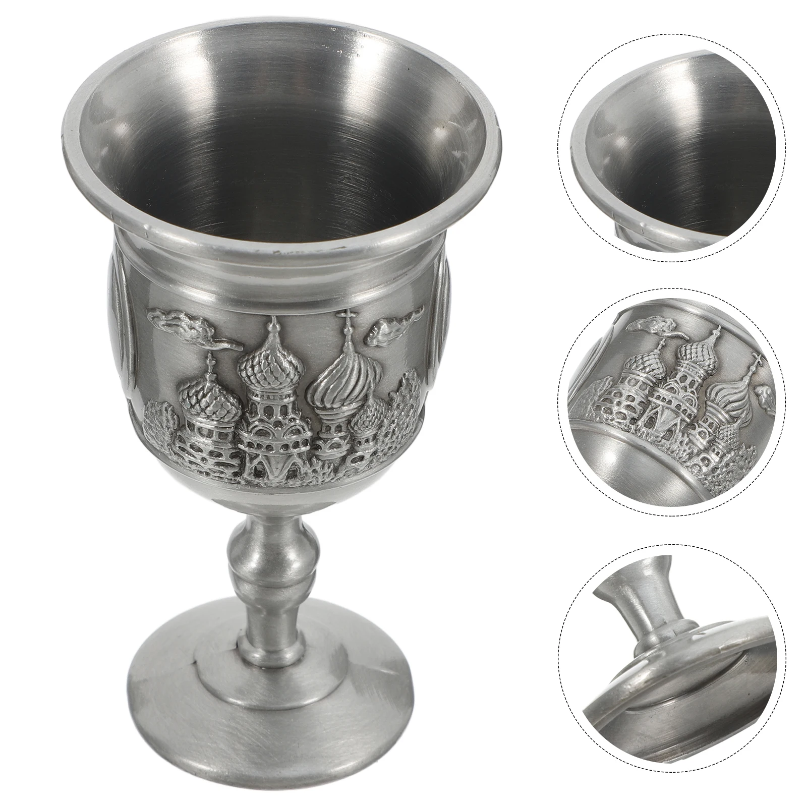 

Creative Metal Craft Cup Retro Medieval Goblet Decorative Drinking Cup Vintage Style Home Decor Art Craft Copper Cups