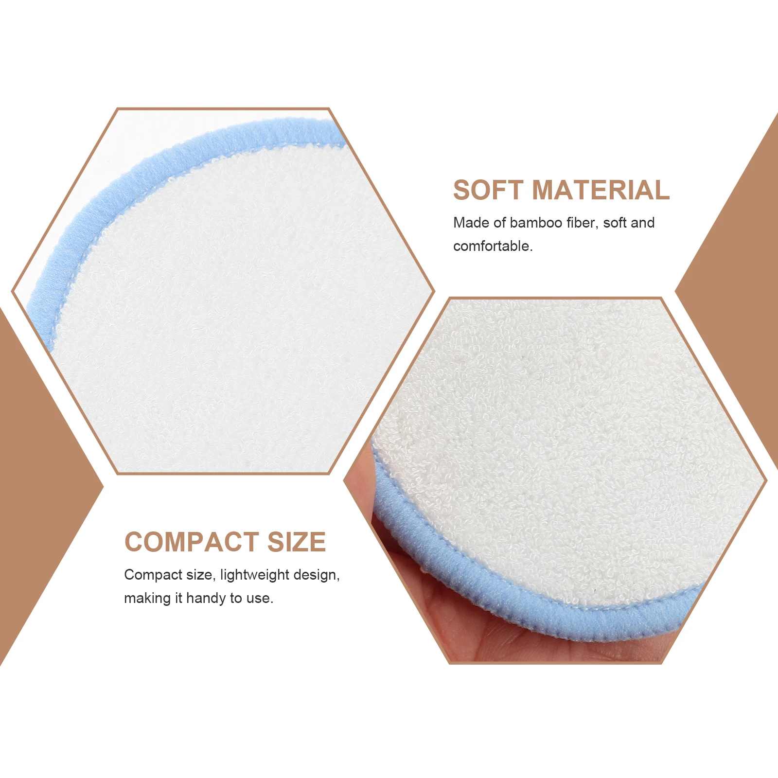 15 Piezas de Discos Desmaquillantes Reutilizables, Exfoliantes Suaves para Limpieza Facial, Diseño Compacto y Portátil para Viajes, Apto para Piel Grasa