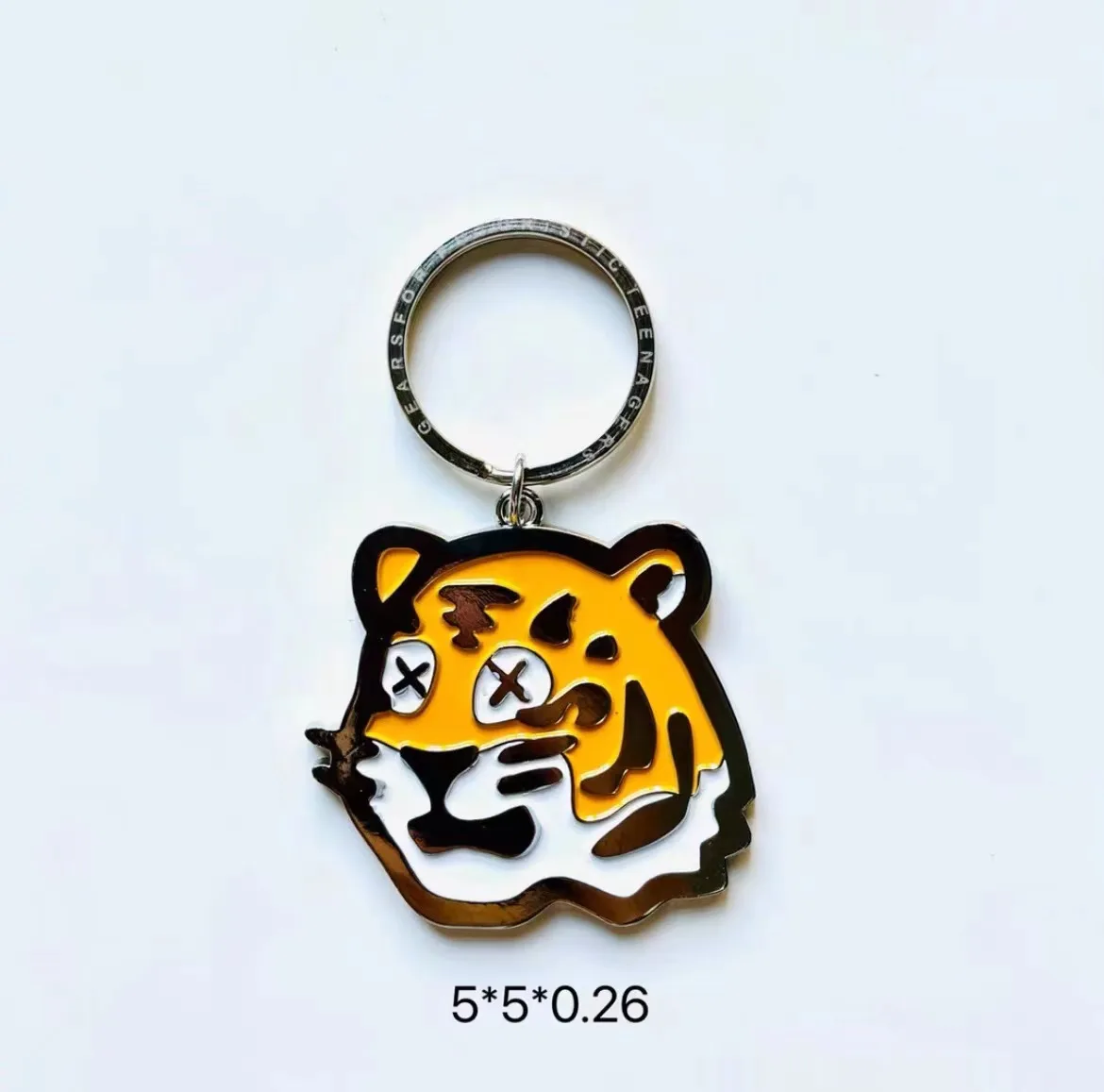 HUMAN Japanese fashion bag accessories animal tiger polar bear metal keychain