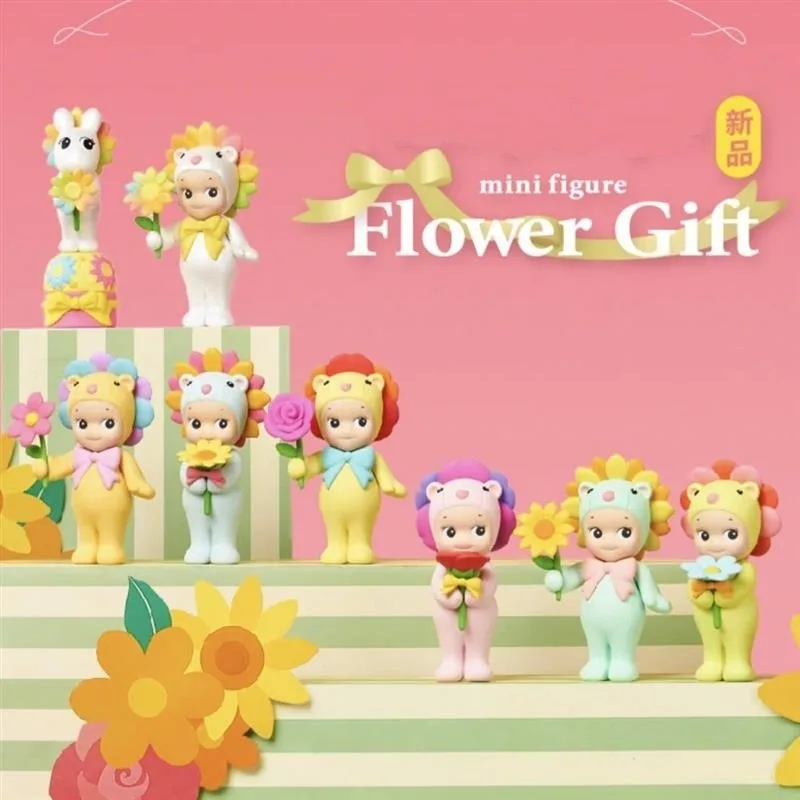 Sonny Angel Doll Flower Gift collection Doll accessories for children's Christmas birthday gifts