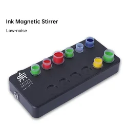 Nieuwe Tattoo Pigment Magnetische Roerder Professionele Make-Up 3d Vortex Sterke Magnetische Batterij Aangedreven Automatische Inkt Mixer Machine