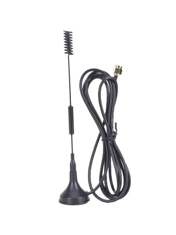 12 dbi 433 MHz Antena półfalowa Antena dipolowa SMA męska z podstawą magnetyczną — zdjęcie 2