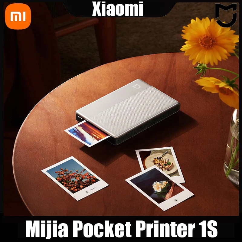 

XIAOMI MIJIA Pocket Photo Printer 1S AR Photo Printing Multiple Colors Pocket Portable Lightweight Portable Shared Printing