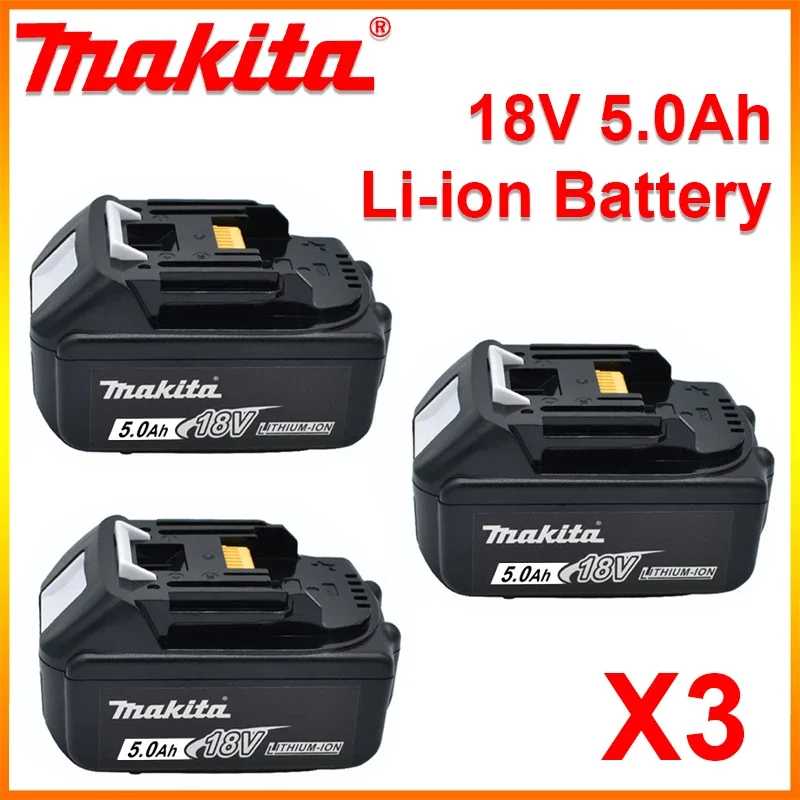 

Original Makita Lithium ion Rechargeable Battery 18V 6000mAh 18V Drill Replacement Batteries BL1860 BL1830 BL1850 BL1860B