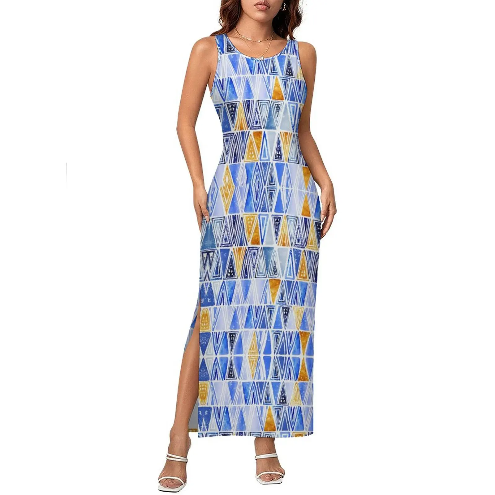 Geo Print Bodycon D… - image