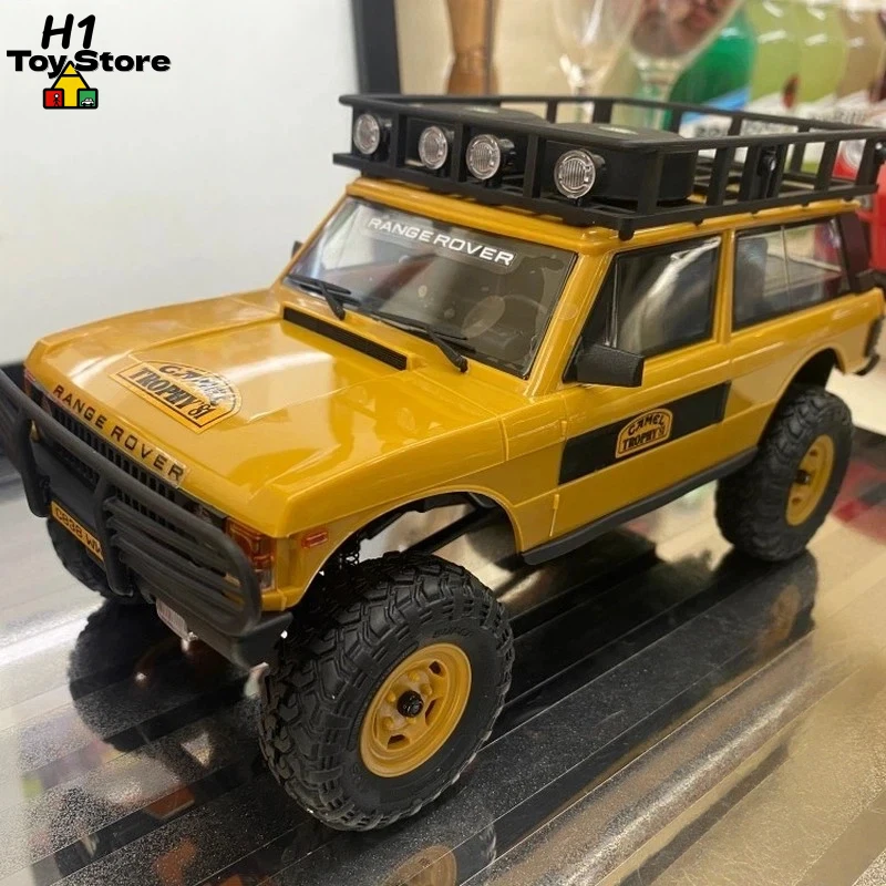 

FMS 1/24 Camel Trophy Range Rover Classic RC Car Miniature 4WD Off-Road Model Electric Remote Control Car Boy Gift