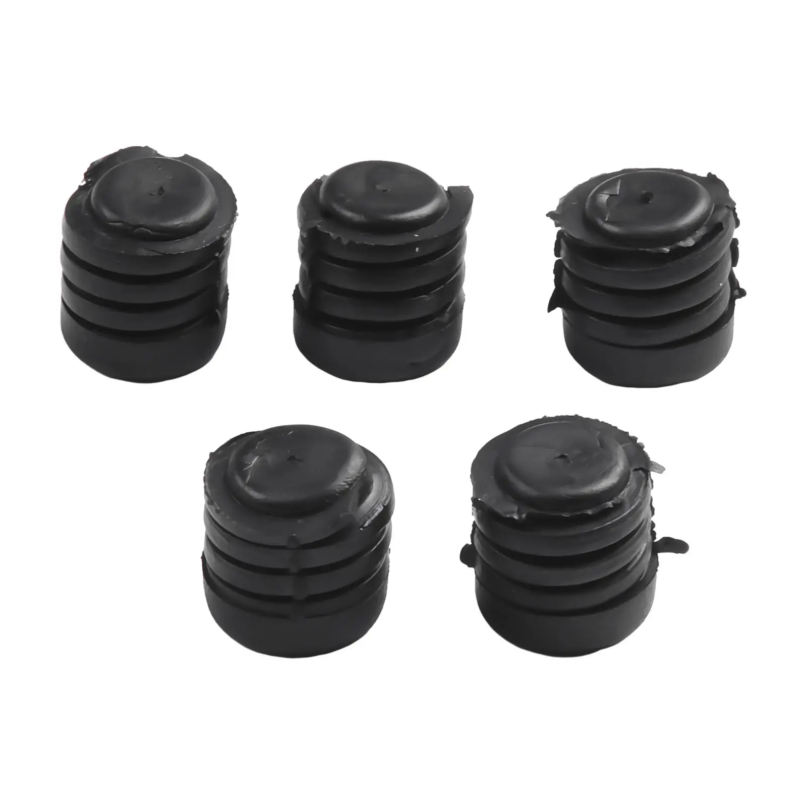 Car Rubber Buffer Bonnet Buffer Stop 5pcs Black Black Rubber Buffer Hood Washer Car Bonnet Rubber None Brand New