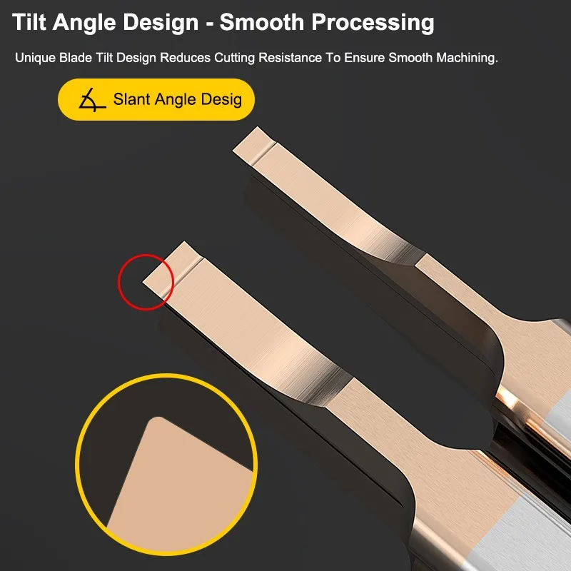 YIFINO MVR Tungsten Steel Carbide Small Diameter Boring Cutter End Face Arc Anti-Seismic Stainless Steel Cutting Groove Tools