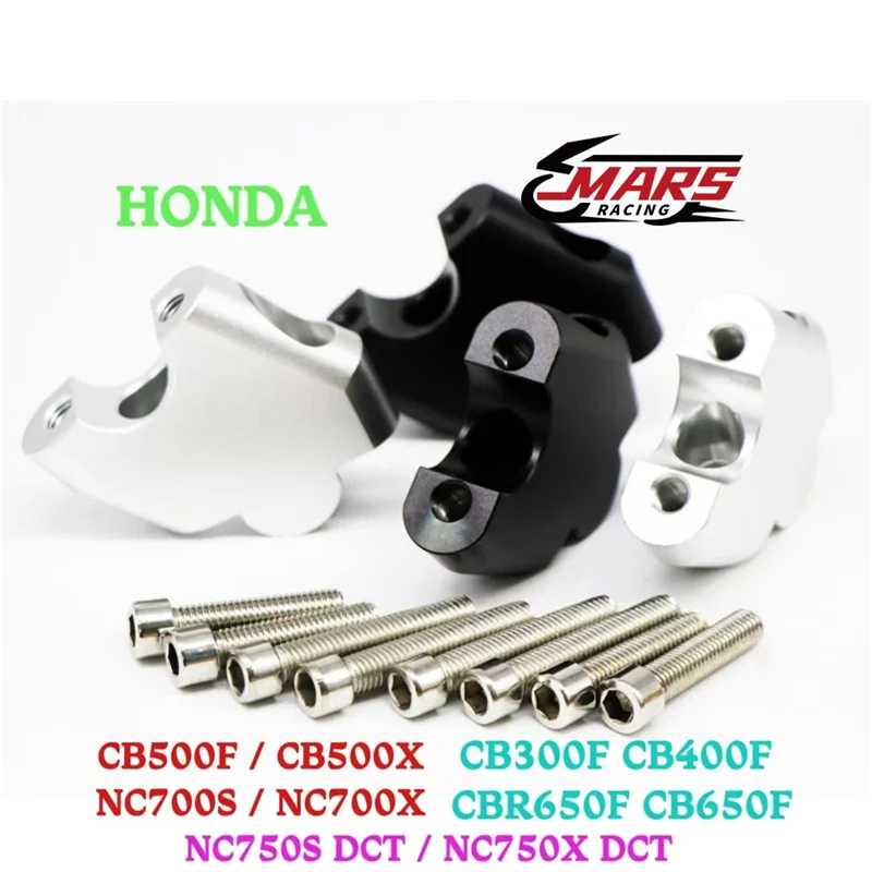 For Honda CB500F CB500X 13-17 NC700S NC700X 12-13 NC750S NC750X 14-17 Motorcycle Handle Bar raised Extend Handlebar Mount Riser