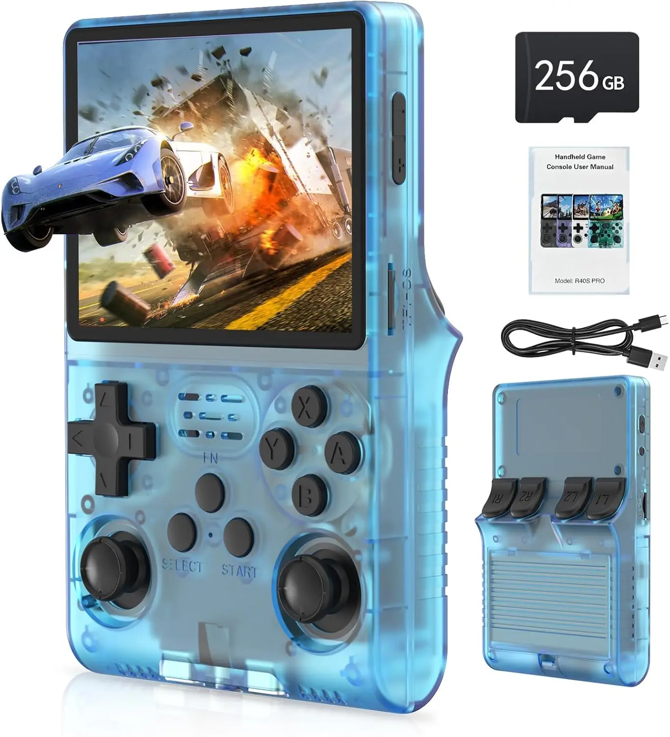 Game Boy Console Portable R40S 30000 Jeux Rétro - Écran IPS 3.5
