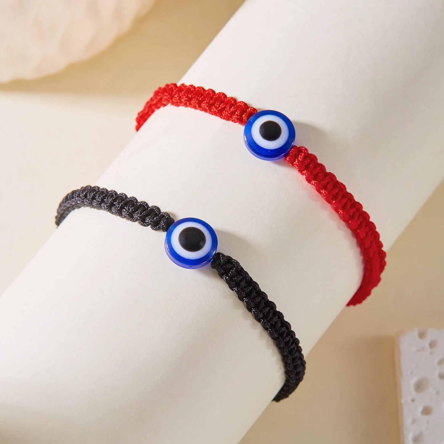 Neues Design 10 Stil Glück rotes Seil blau bösen Blick Armbänder für Frauen handgemachte geflochtene Paar Armbänder Amulett Freundschaft Schmuck – Detail 9
