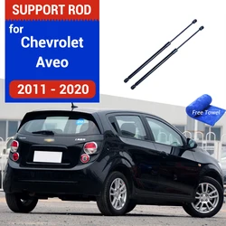 Car Rear Door Support For Chevrolet Aveo Sonic Holden Barina 2011-2020 Spring Hydraulic Rod Strut Bars Car-Accessories