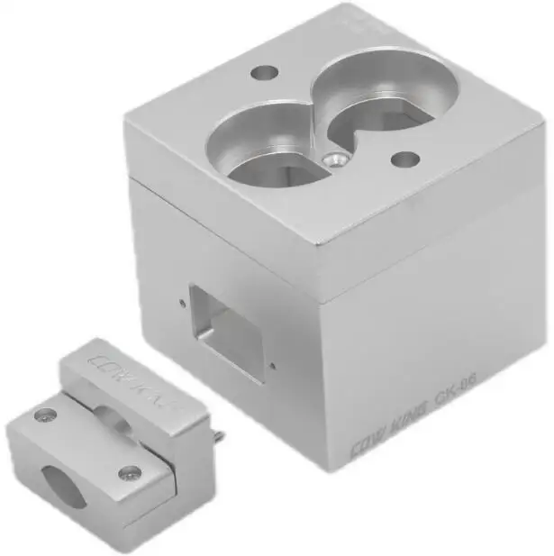 COW KING CK-86 2-digit American standard aluminum alloy hollow out audio and video dedicated low box audio socket