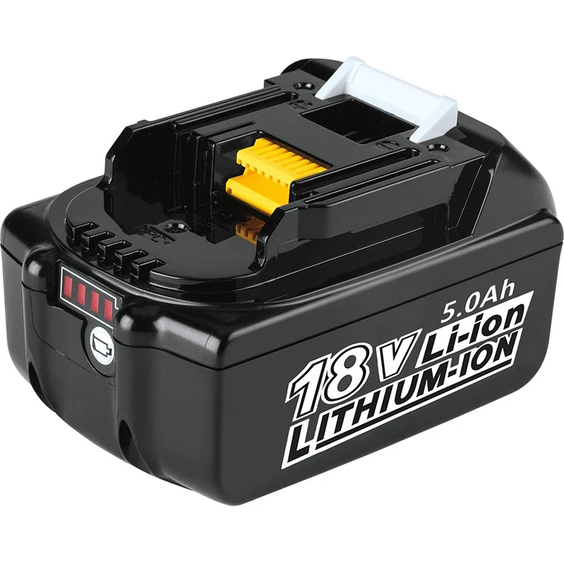 Replace The Battery BL1860 BL1850 BL1840 BL1830 BL1820 LXT-400 Suitable For The Original Makita 18V 5000mah Cordless Power Tool