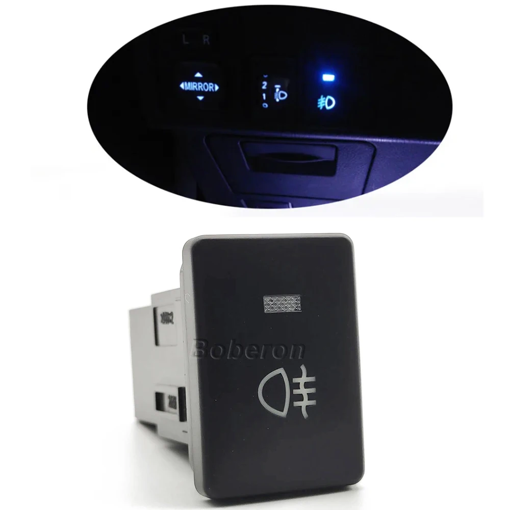 

Для Toyota Camry Prius Corolla Land Cruiser PRADO RAV4 2012, голубая задняя противотуманная фара