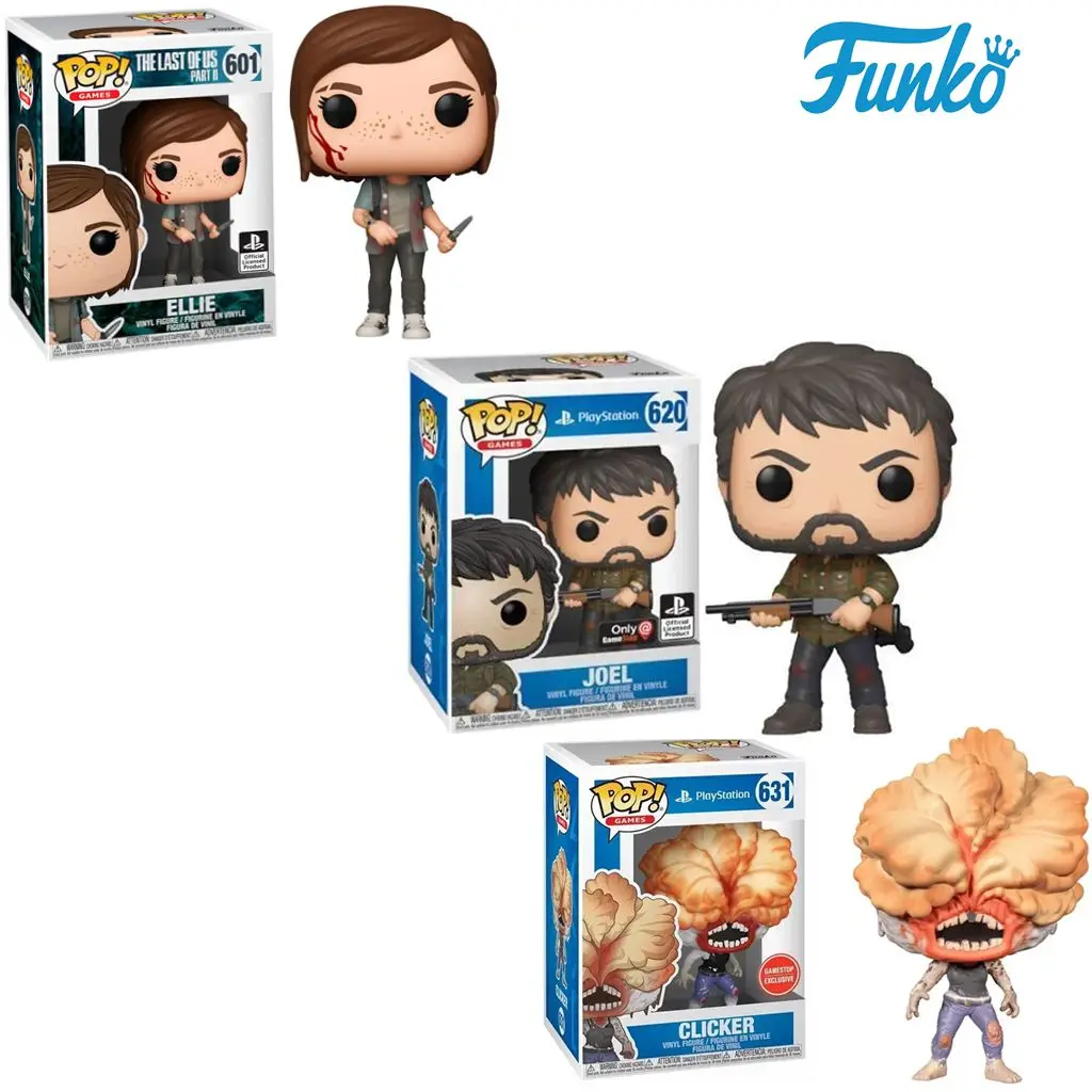 ألعاب Funko Pop The Last of Us الجزء الثاني ELLIE 601 #   جويل 620 #   الفرس 631 #   ألعاب مجسمة قابلة للجمع من الفينيل هدايا العيد