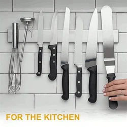 NEW Magnetic Knife Holder For Wall Multipurpose Stainless Steel Magnetic Knife Strip Knife Rack Kitchen Utensil Organizer