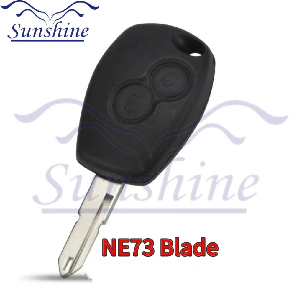 Sunshine 2 Buttons Remote Key For Renault Duster Modus Clio 3 Twingo DACIA Logan Sandero Kangoo 433MHz PCF7947/7946/7961 4A Chip