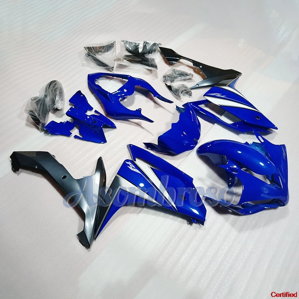 야마하 R1 2007 2008 yzf r1 07 08 오토바이 페어링 바디워크용 밝은 파란색 풀 페어링 키트, 신제품