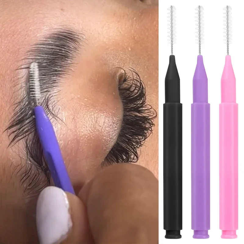 10 stks/zak Wegwerp Wenkbrauw Mini Borstel en Brow Lift Tool Wimper Extension Kam Perm Borstel Lash Accessoires voor Beauty Make-Up
