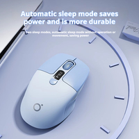 EWEADN Wireless Silent Gaming Mouse, Mini Dual Mode BT/2.4G, Type-C Rechargeable, for Laptop/Desktop Office & Casual Gaming