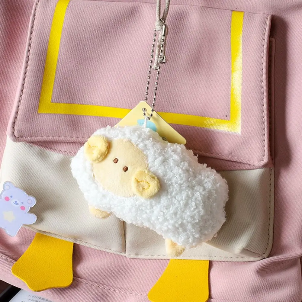 Pendentif en peluche d'aquarium de dessin animé mignon, pingouin en peluche, porte-clés en forme de poisson, Style japonais, décor de sac à dos, pendentif de clé de voiture