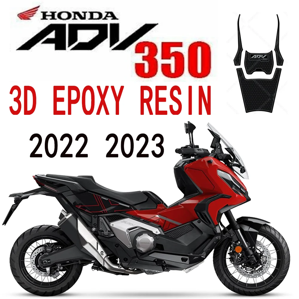 

For ADV350 Adv 350 2022 2023 Motorcycle Accessories 3D Epoxy Resin Protective Sticker Motorcycle Area Key Decorative Sticker