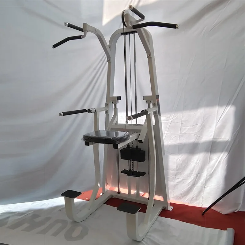Commercial Home Fitness Equipment Exercise Pin Load Selection Pull Up Assisted Chin Dip Machine For Sale