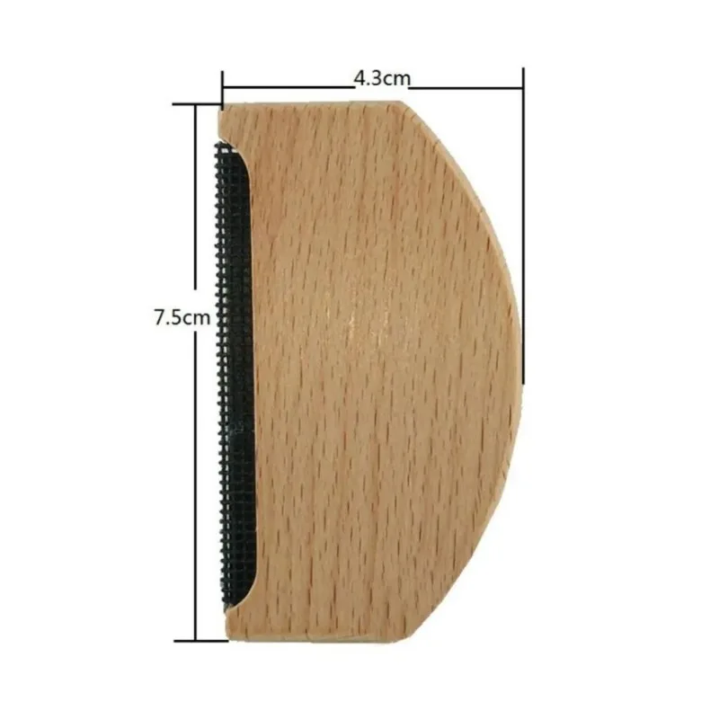 Lint Fur Remover Wooden Epilator Cashmere Sweater Clothes Fluff Fabric Shaver Pilling To Pompom Portable Cleaning Comb Brush image 4