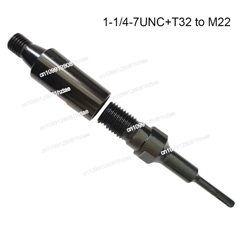 

1pc Thread Adapter For Diamond Drill Core Bit 1-1/4-7UNC To M22 Thread Connection Convertor Extension Rod For Water Drilling Rig