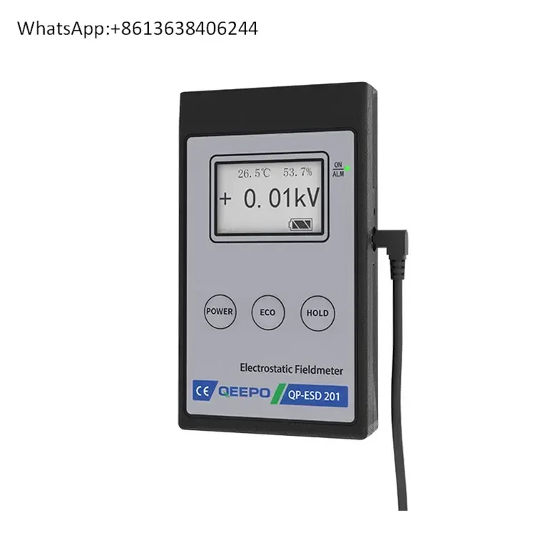 QEEPO Non-contacting Digital display electrostatic ESD field meter equipment