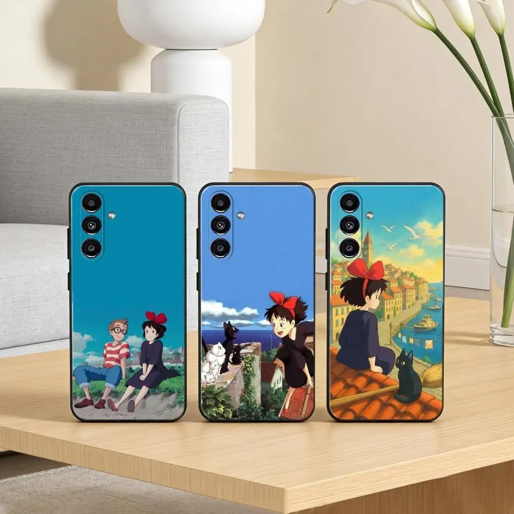 Kiki Flying Witch Delivery Service Phone Case For Samsung Galaxy A91,80,73,72 ,71,53,52,32 ,31,22,21s,20,Soft Black Case