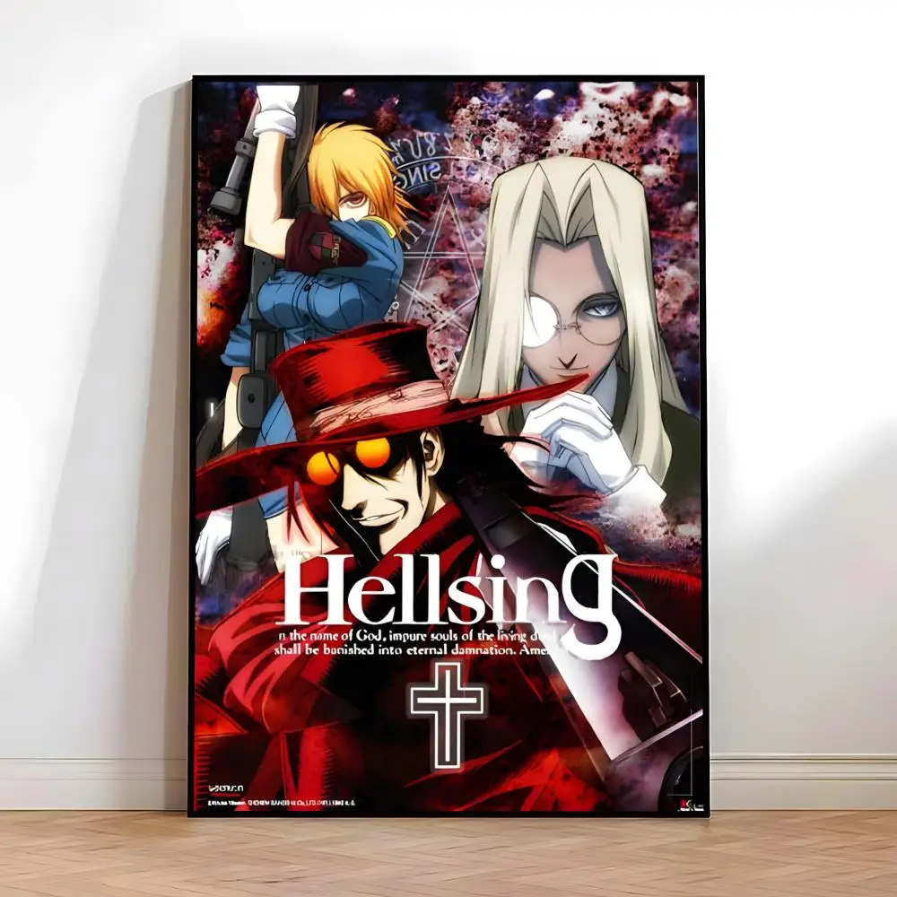 H-Hellsing Poster Hochwertige Vintage-Drucke und Poster für Zuhause, Bar, Café, ästhetische Wandkunst. – Detail 6