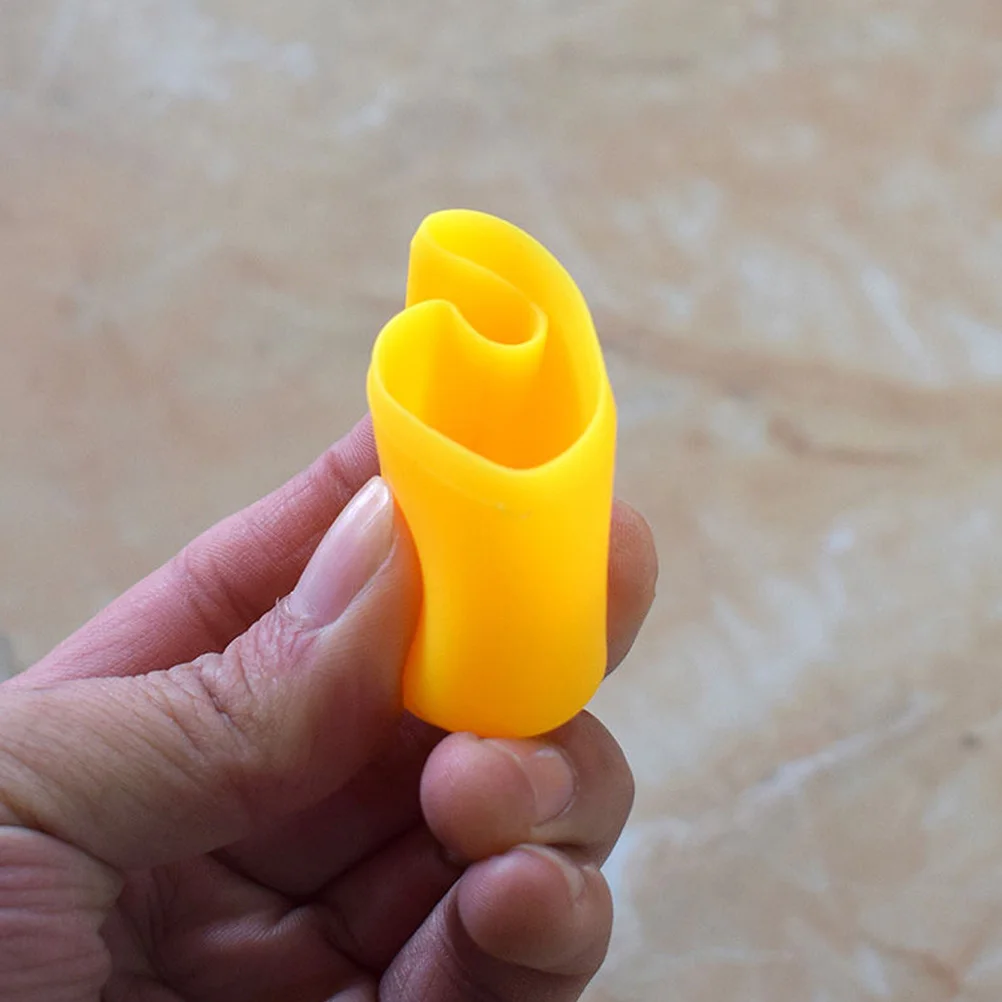 

8pcs Non slip Feet Cover Stool Leg Yellow Floor Protectors Furniture Foot Covers Caps Chair Grippers Durable Safe Material