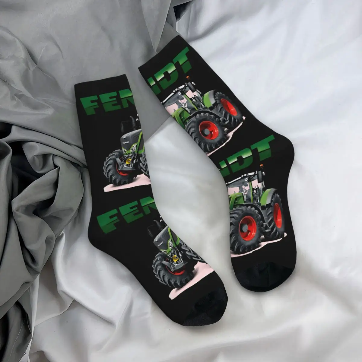 Fendt trattori tedeschi calzini da uomo Retro Harajuku Fendt Street Style novità Seamless Crew Sock