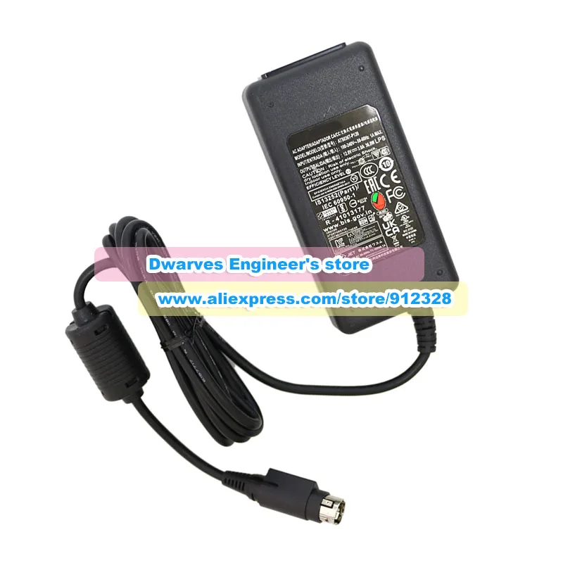 Imagem -02 - Adaptador ac Genuíno para Carregador de Laptop Fonte de Alimentação Apto para Wcom Ccintiq 16 Ats036t-p120 Atso36tp120 12v 3a 36w