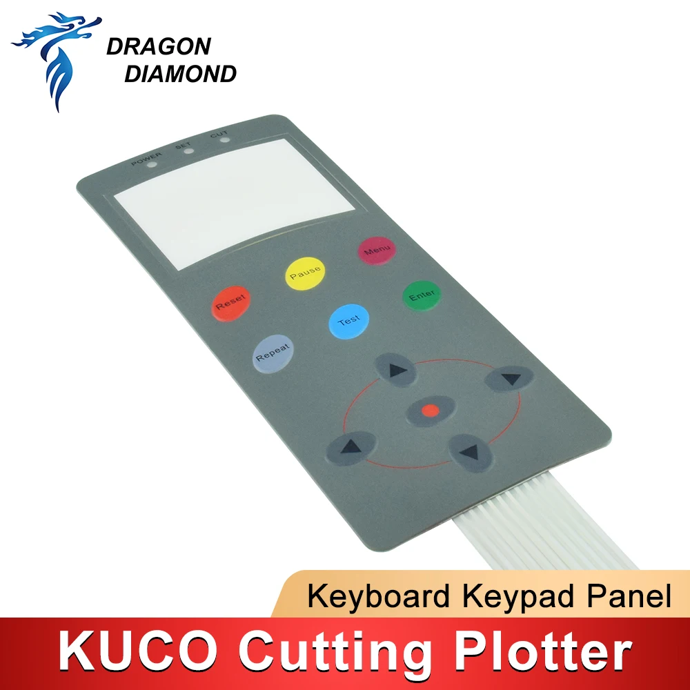 Imagem -04 - Kuco Teneth-filme do Painel Chave Painel de Operação do Plotter de Corte 740x Plotter de Corte Coolcut Th1300 Painel Chave Suporte do Rolo