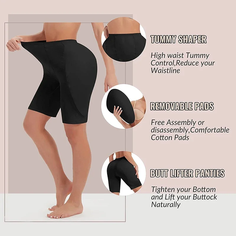 AfruliA Fake Ass Hip Pads Enhancer Butt Lifter Waist Trainer Shapewear Body Shaper Padded Underwer Panty Fajas Colombian Girdles