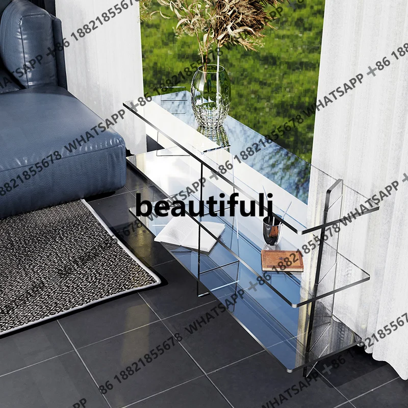 Modern simple bathroom, no punching, multi-layer shelves, living room porch cabinet floor storage display rack