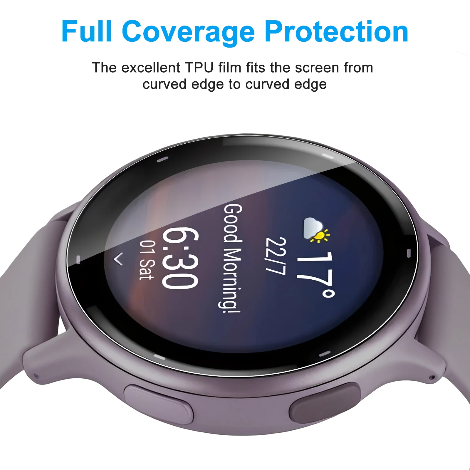 لينة واضحة طبقة رقيقة واقية ل Garmin Vivoactive 6 5 حامي الشاشة ساعة ذكية هيدروجيل فيلم ل Garmin Vivoactive 5 6 #5