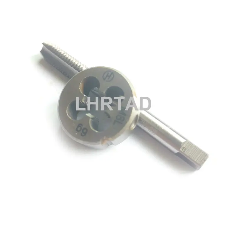 Imagem -03 - Conjunto de Parafuso Fino Métrico da Mão Esquerda Torneiras de Rosca Torneira de Mão Hss Matriz Redonda m6 m7 m8 m9 M10 m7 m8 m9 m7 m8 M10 m9 M10