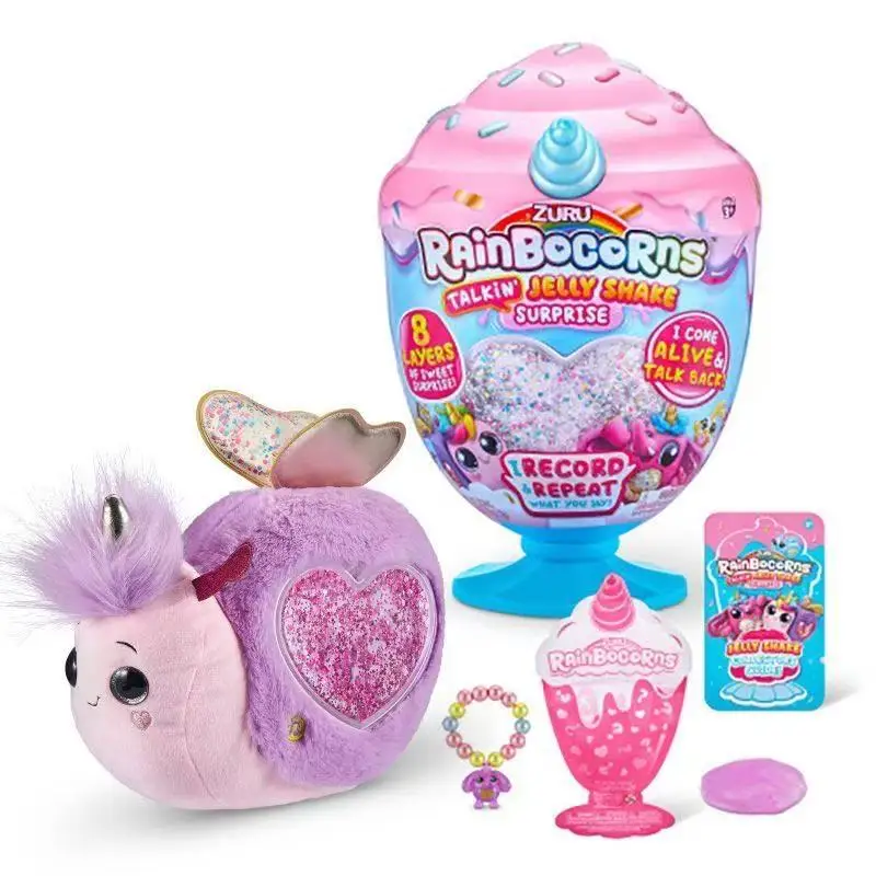 Zuru-Jouet en peluche RainBocoRns original pour fille, jouet électronique Rainbow Nairobi Orn, crème glacée, œuf magique surprise, boîte ennemi, beurre, cadeau de vacances