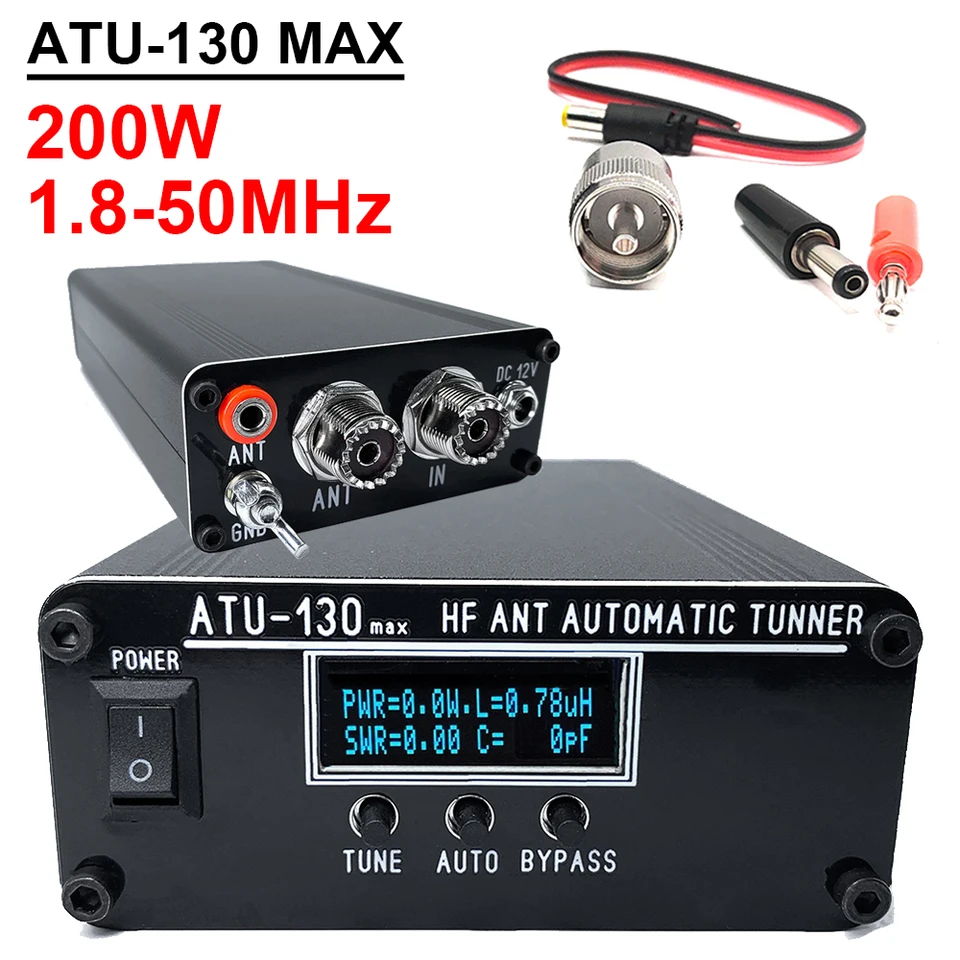 ミニチュアアンテナチューナー、短波、ATU-130最大の更新バージョン