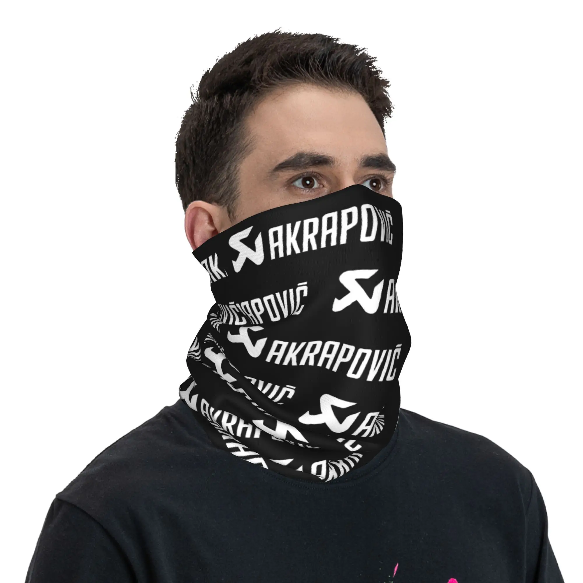 사용자 정의 A-Akrapovices 오토바이 두건의 목 각반 UV 보호 얼굴 스카프 커버 여성 남성 머리띠 튜브 Balaclava